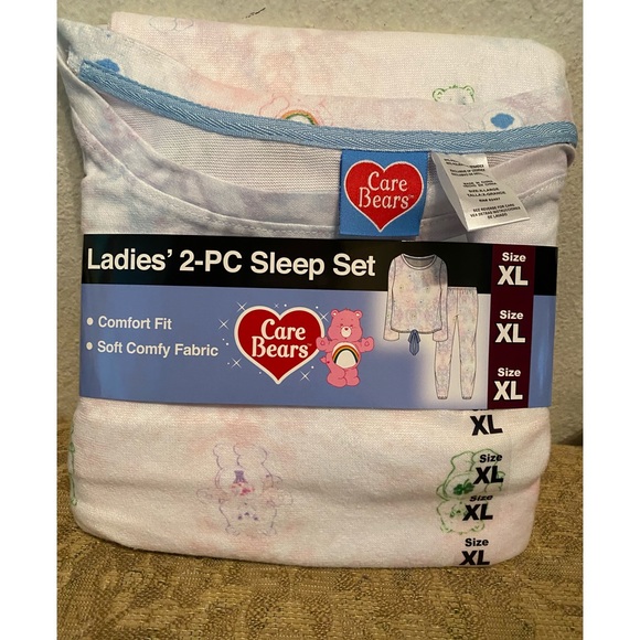Care Bear 2 Piece Ladies Pajama Set XL. NEW - Picture 1 of 7